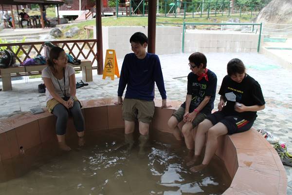 ポーリン温泉到着 ＆キャノピーウォークも