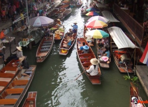 ダムヌンサドゥアック水上マーケット