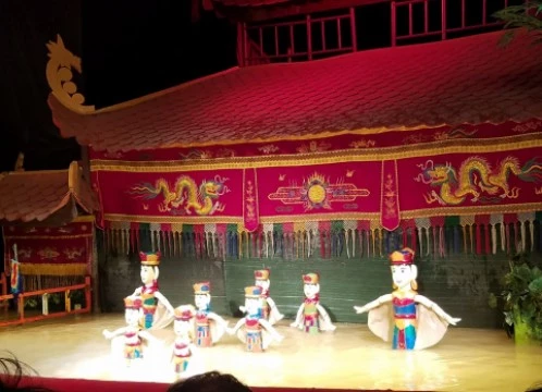 【ハノイ】旧市街＋ナイトマーケット散策+水上人形劇鑑賞