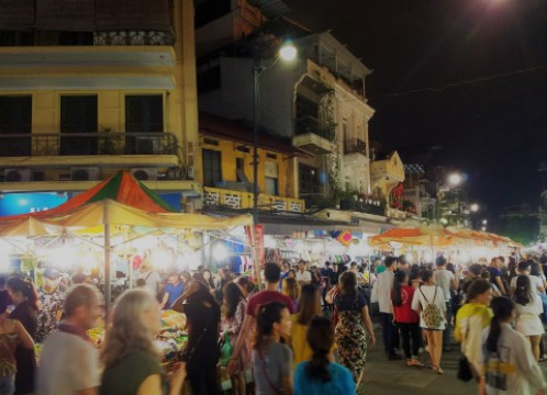 ハノイ旧市街・ナイトマーケット散策＆水上人形劇鑑賞