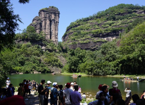 九曲渓のいかだ下り イメージ