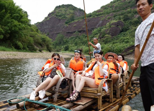 九曲渓のいかだ下り イメージ