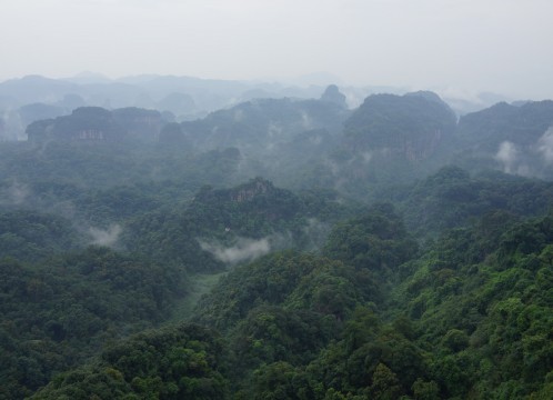 丹霞山 韶音亭からの眺め イメージ