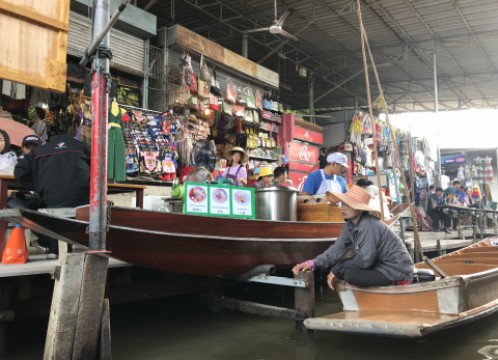 ダムヌンサドゥアック水上市場