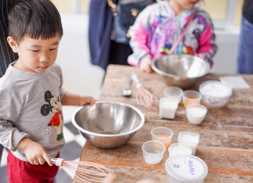 アイスクリーム作り体験