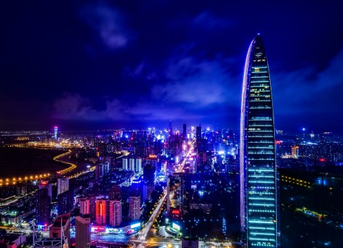 深セン 夜景 イメージ