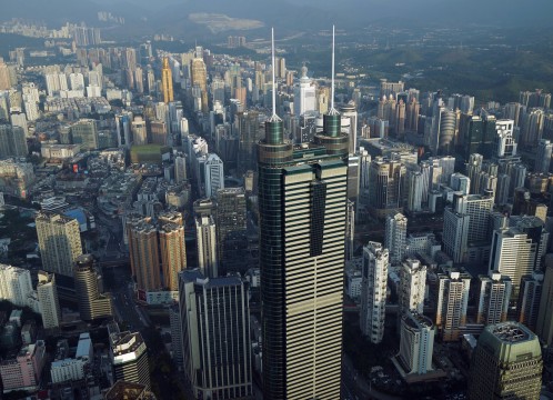 深セン ビル群 イメージ