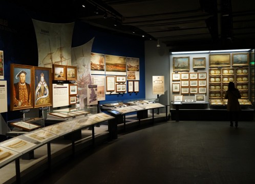 虎門 海戦博物館 館内の展示物 イメージ