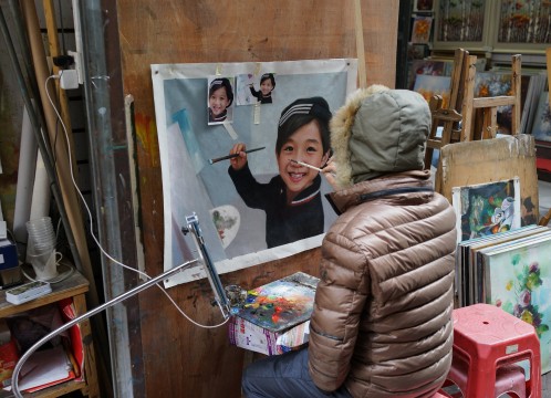 深セン 大芬油画村 イメージ
