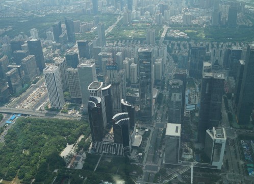 深セン 福田地区 ビル群 イメージ