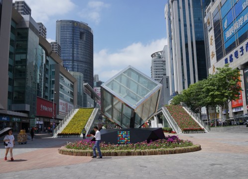 深セン 華強北路電気街 イメージ