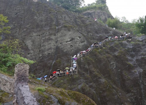 武夷山 天游峰からの眺望 イメージ