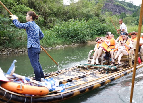 武夷山 九曲渓のいかだ下り イメージ