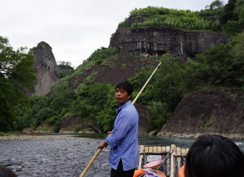 武夷山 九曲渓のいかだ下り イメージ