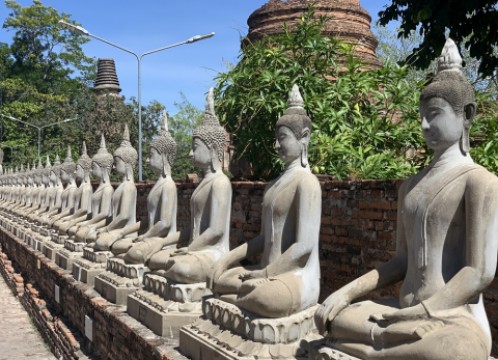 ゆっくり出発アユタヤ